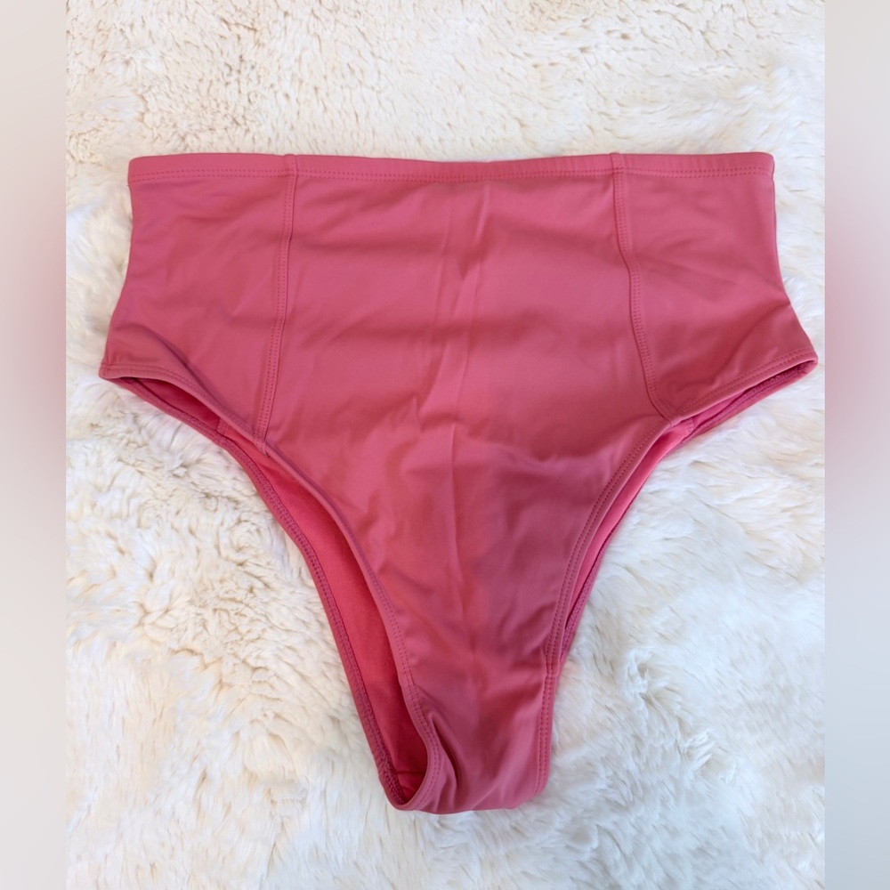 TA3 Compression High Waisted Pink Bikini Bottom